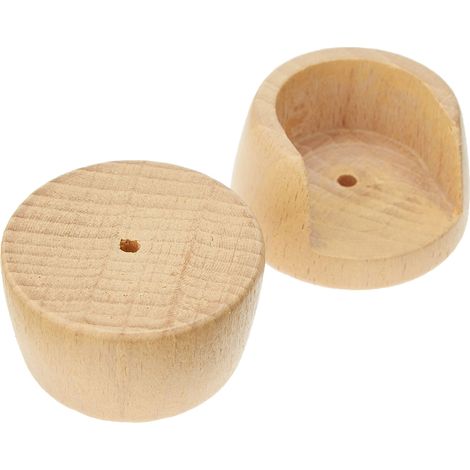 Supports entre-mur en bois de hêtre PEFC – Fixation sans perçage – Installation rapide et discrète – Pour tringles à rideaux – Ateliers 28