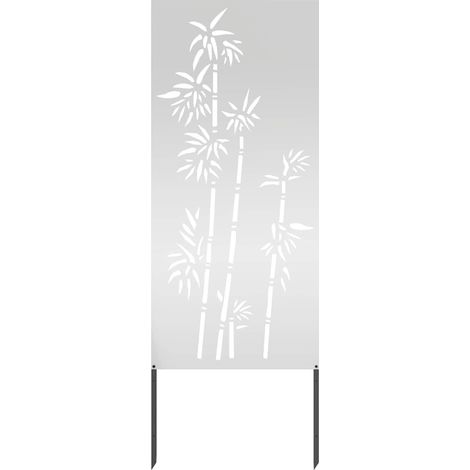 Écran de confidentialité de jardin Floral Argent 50 x 140 cm CFW878578 (1/5)