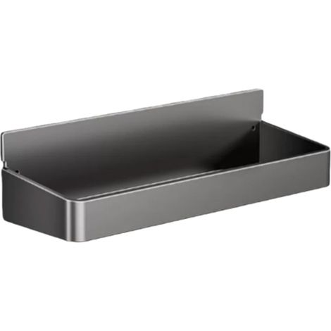 Estante magnético de pared gris mate para frigorífico y superficies metálicas. (1/3)