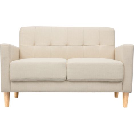 Sofá diseño 2 plazas beige MOON (1/5)