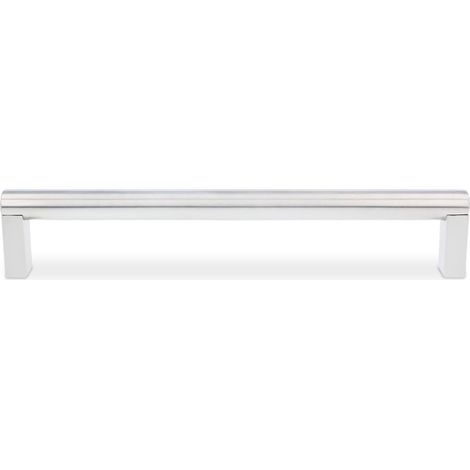 Poignée de meuble - Acier inoxydable 18/8 - Mat - Ø14 x 96 mm - Résistant et durable - Facile à installer - Moderne et élégant (1/5)