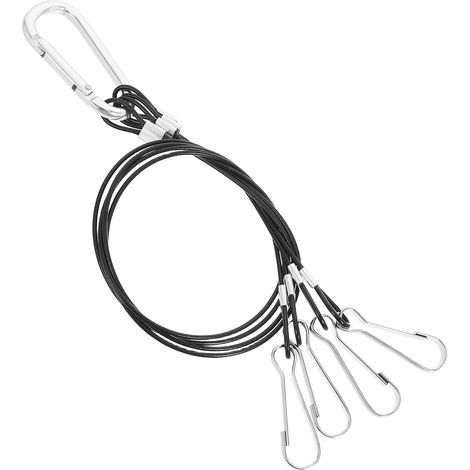 Stahlseilhalter 2 mm x 400 mm für Pflanzenlampen und