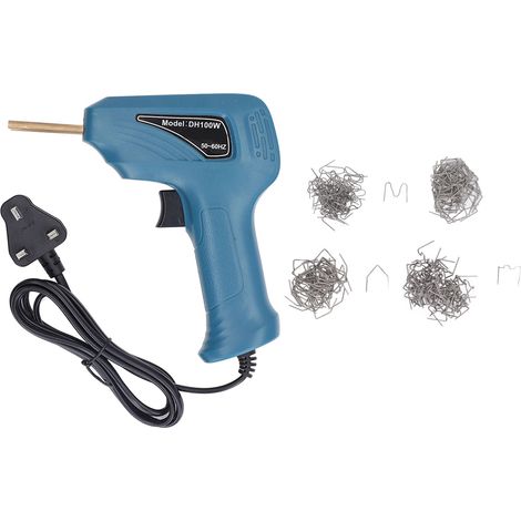 de soudage plastique avec agrafeuse robuste et pratique kit