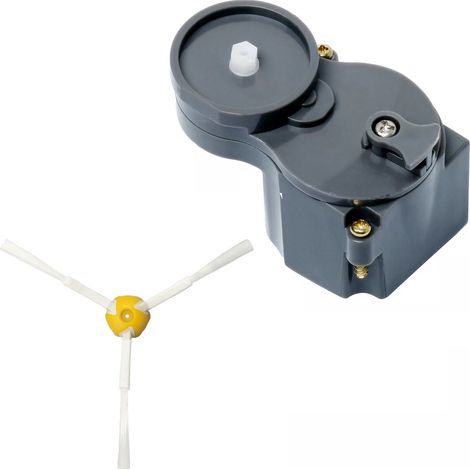 Moteur à balais latéraux compatible avec les robots balayeurs iRobot séries 500, 600, 700, 800 et 900. (1/3)