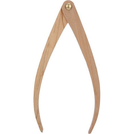 Étrier en Bois pour Mesure de Distance et Positionnement - Outil de Poterie pour Céramique - Règle en Bois 10 Pouces (1/5)