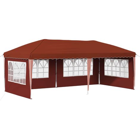 Pop-up Party Tent 575 x 289 x 245 cm Terracotta vidaXL (1/5)