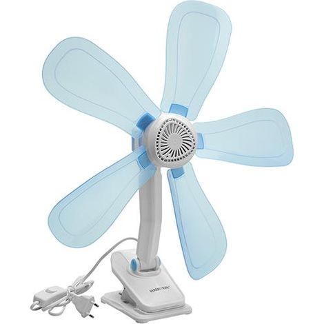 VENTILATORE DA TAVOLO C/CLIP “PLUMBAGO” 1VEL MAURER