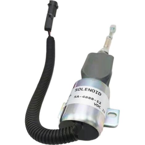 12V Kraftstoffabsperr-Magnetventil SA488812 für Dieselmotoren, präzise Abschaltsteuerung (1/5)