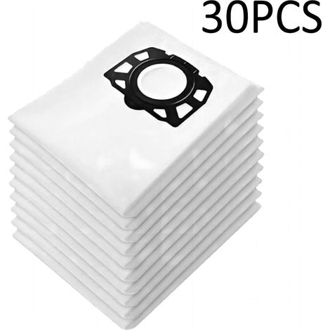 Lot de 30 Sacs pour Aspirateur Karcher wd4 wd5 wd6 mv4 mv5 mv6 Sac d'aspirateur lavable (1/4)