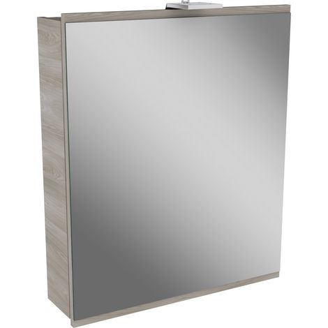 FACKELMANN Lima Spiegelschrank 60cm Korpusfarbe: Steinesche (1/3)