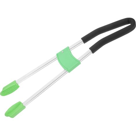 Outil de ramassage des déchets ergonomique à long manche en alliage d'aluminium robuste, polyvalent et léger pour une utilisation domestique. (1/5)