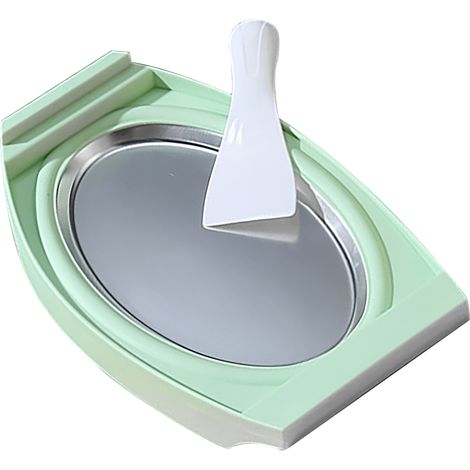 Machine à glace roulée mini, compacte, efficace et facile à utiliser pour préparer soi-même yaourt glacé, sorbet et gelato vert (1/5)