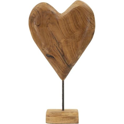 Scultura Dobu in teak riciclato pezzo unico grande