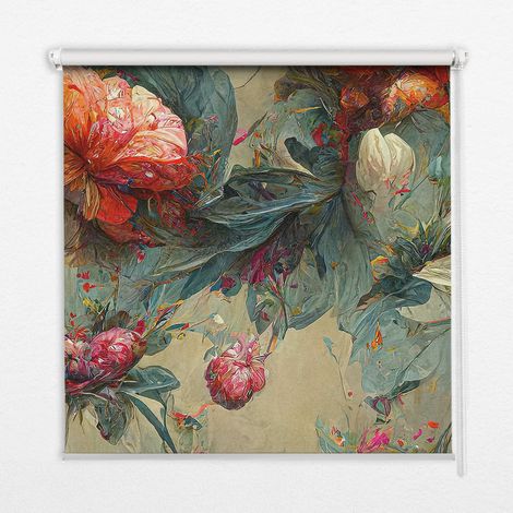 Tenda a Rullo Interna per Finestra - Tenda Filtrante Luce - Tenda Privacy - Tenda Decorativa Rettangolare - Rullo per Interni - (150 cm x 140 cm) - Prato