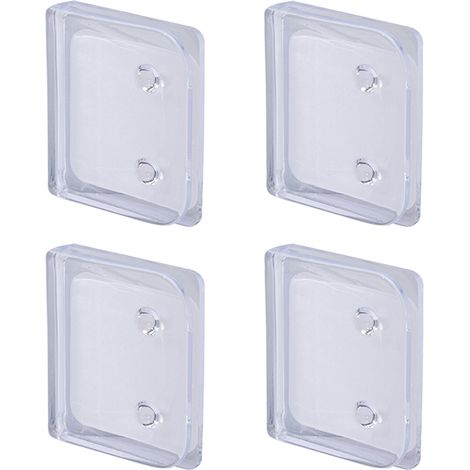 BEBUSINGOTO selbstklebende Duschvorhangclips, Spritzschutzclips, bohrfreie Duschvorhanghalterungen zur Befestigung von Duschvorhängen (1/5)