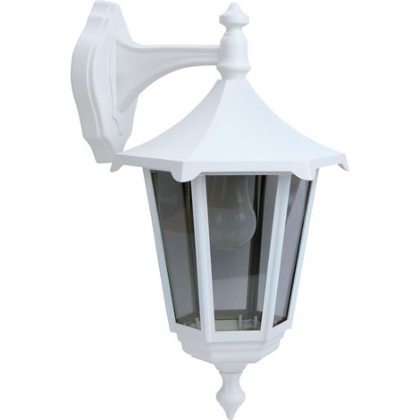 MONACO Appl. Mur Ext. (haut) IP43 IK02 blanc E27 100W max. Lpe non incl. ARIC 3034