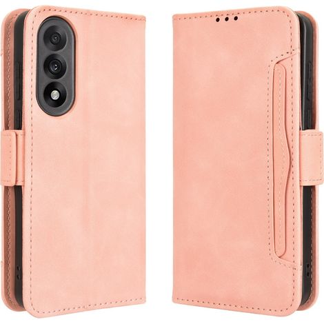 Funda tipo libro para OnePlus Nord 5, con ranura para tarjeta, color rosa. (1/5)
