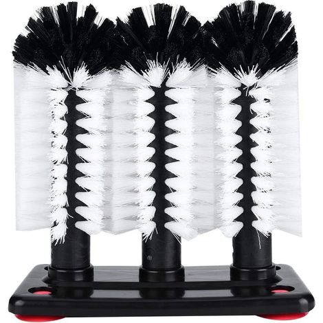 Ahlsen 3er Set Glasreinigungsbürsten mit Saugnapf (1/5)