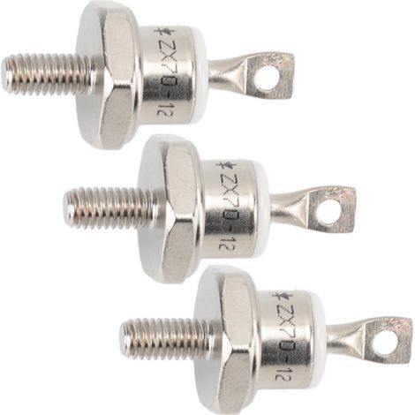 Lot de 3 diodes redresseuses de remplacement ZX70 12 70A pour générateur diesel (pièces détachées). (1/5)