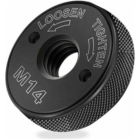 LaBlanc – M14 Schnellspannmutter, SDS-Klick-M14 Schnellspannmutter, M14 SDS-Klick-Sicherungsmutter für Winkelschleifer von Bosch, Black & Decker, Dewalt, Flex, Hitachi, Metabo, Makita (1/5)