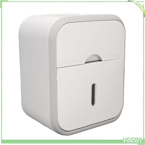 Boîte porte-papier toilette - FAFEICY - Étanche - Adhésif fort - Design contemporain (1/5)