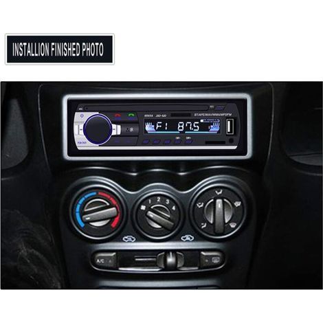 Sunxury – Autoradio Bluetooth 4 x 60 W – Lecteur MP3 USB/SD/AUX – Télécommande – Compatible Bluetooth pour musique et appels mains libres