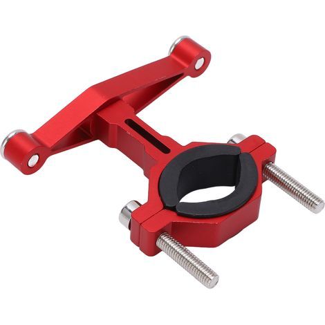Support vélo ajustable pour gourde, fixation guidon ou selle, compatible route et VTT, adaptateur porte-bidon CANSUCC, couleur rouge (1/5)