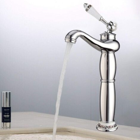Retro kitchen tap 30cm - Polished gold/silver (1/5)