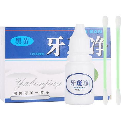 Blanchiment dentaire essence naturel poudre blancheur élimination taches dents (1/5)