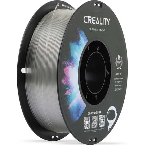 Filamento Creality PETG 1,75 mm 1 kg trasparente (1/3)