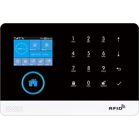 Kit Système d'alarme Maison 4G, 24 pièces Alarme Maison sans Fil Intelligent WiFi avec APP Détecteur de Mouvement, Télécommandes, Capteur de Fenêtre et de Porte, Sirène, Compatible avec Alexa (1/5)