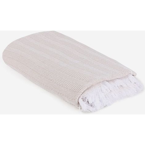 Plaid arredo in cotone riciclato 170x205 cm Milano (1/5)