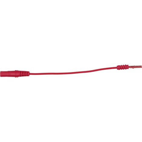 KS Tools 4,0 mm Eingangsbuchse auf 2,0 mm Prüfadapterbuchse flach (rot) (1/2)