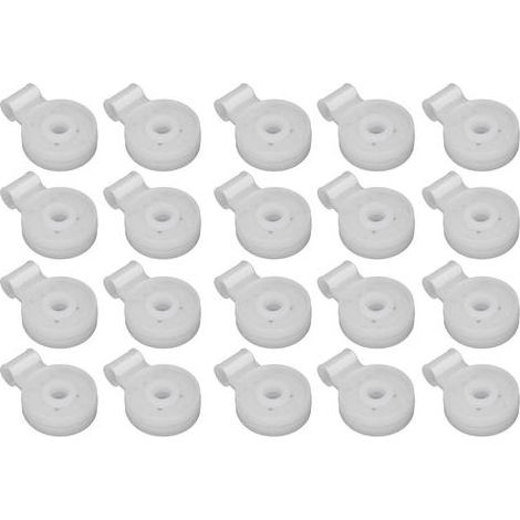 20-teiliges Set aus Kunststoffclips für Schattierungstücher, Sonnenschutzclips, Befestigungselemente für Schattierungsnetze und Clip-Anbringung für Sonnenschutznetze, Vogelschutznetze, Gartennetze (1/5)