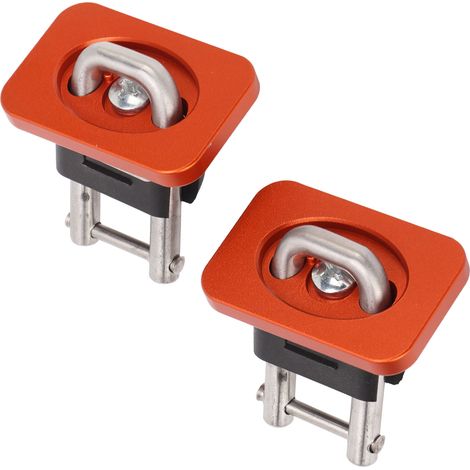 Sangles d'arrimage pour plateau de camion, boulons d'ancrage en acier inoxydable à 35°, adaptés aux bobines de rechange rétractables. (1/5)