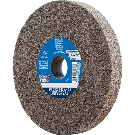 PFERD TOOLS Schleifbockscheibe Ø 200x30mm Bohrung-Ø 51 mm A24 für universelle Schleifaufgaben (1/5)