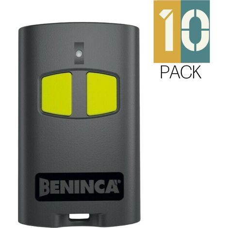 TO.GO2VA - Télécommande 2 canaux BENINCA Pack de 10