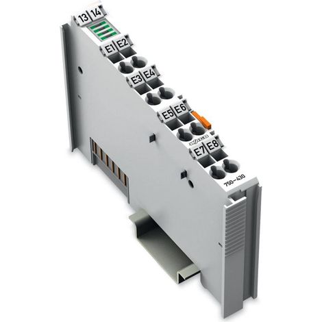 [NEUWERTIG] B-Ware WAGO SPS-Digitaleingangsmodul 750-430 Licht-Grau IP20 TS 35 SPS-Modul Klemme (1/2)