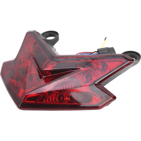 Feu arrière LED intégré et garde-boue arrière (rouge) pour motos Kawasaki KCWDZ800/ZX6R 1315. (1/5)