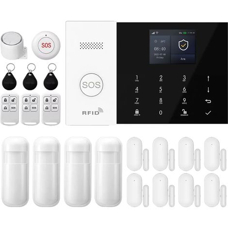 Sicherheitssystem, intelligente Integration, Echtzeitwarnungen, 4G-WLAN-Kit (1/2)