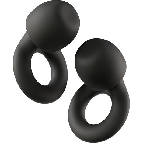 Bouchons d'oreilles réutilisables à réduction de bruit, idéaux pour dormir, se concentrer intensément, voyager et pour les personnes sensibles au bruit ils offrent une protection auditive flexible. (1/5)