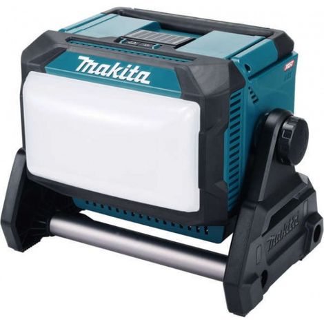 Makita – Lampe de travail sans fil 40V Max – 96 LED blanches – 10 000 lumens – IP65 résistant à l'eau et à la poussière – 3 réglages de luminosité