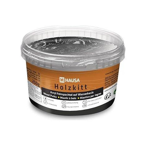 Black Wood Putty 250g To Repair Wood Damage - Ready to Use, Excellent Filling Power, Quick Dry, Resistant (1/5)