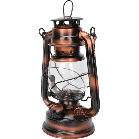 Ornement en bronze pour lampe à pétrole/lanterne de grange vintage, convenant aux bars, hôtels, éclairage extérieur et décoration intérieure. (1/5)