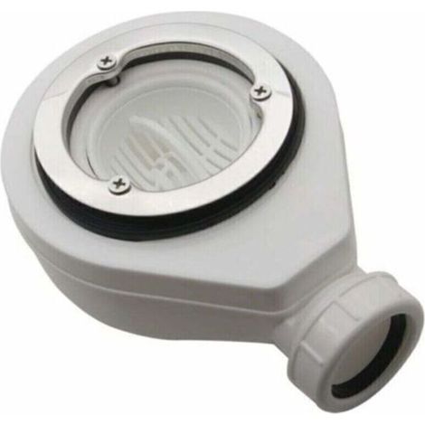 LaBlanc Bonde horizontale sans capot Ø90 pour receveurs de douche.,DEBUNS (1/5)