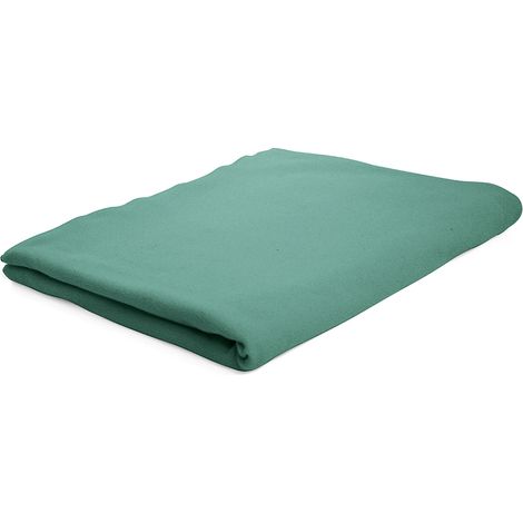 Drap Plat Privacy 180X290 coton 57 Fils TODAY Vert Diabolo Menthe