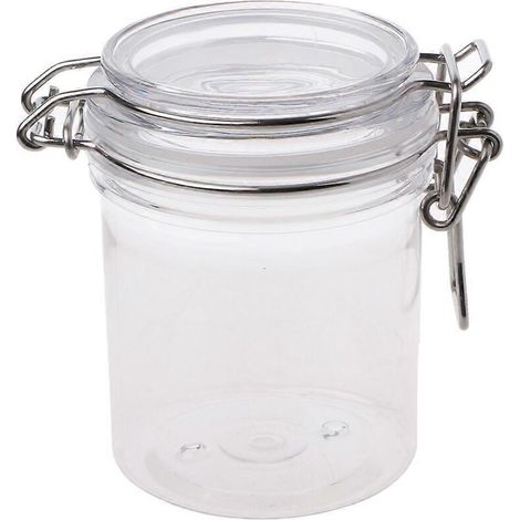 Boîte de conservation alimentaire en PETP pour lait en poudre, couvercle à pince, bocal hermétique à fermeture hermétique, cuisine (1/5)