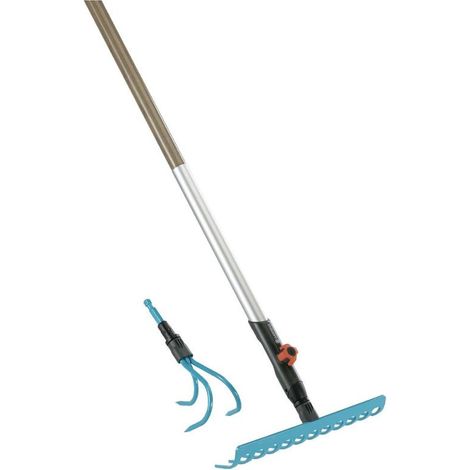 FP – Cultivateur de sol 20 pièces – Poignée en bois 130 cm FSC – Acier thermoset anti-corrosion – Pour cultures en terrains difficiles