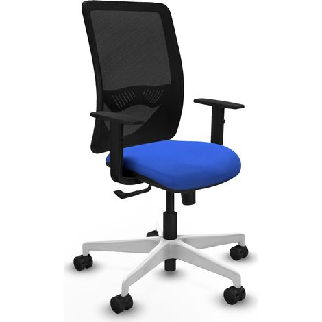 Chaise bureau piqueras y crespo Zulema noir plastique mousse (1/2)