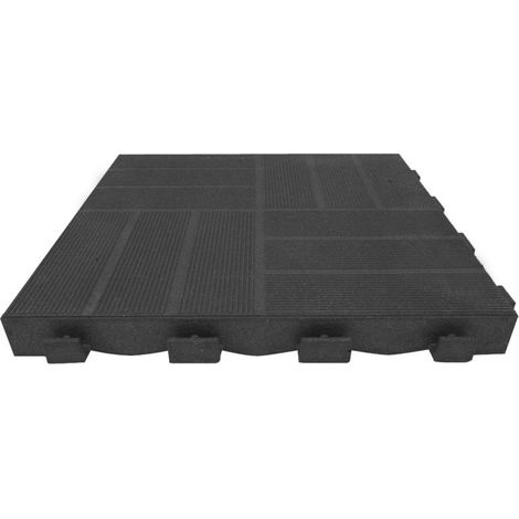 Composite Mixtile Klemmfliese, anthrazit - L. 41,5 x B. 41,5 cm x D. 45 mm ONEK